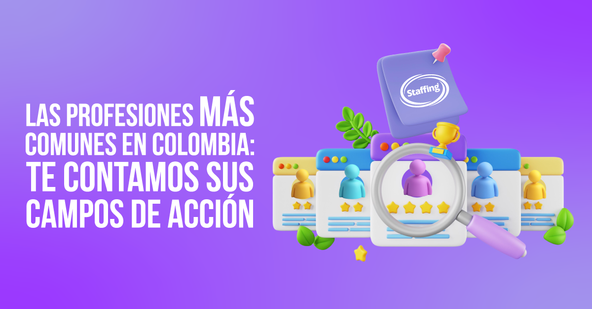 Las profesiones más comunes en Colombia: te contamos sus campos de acción